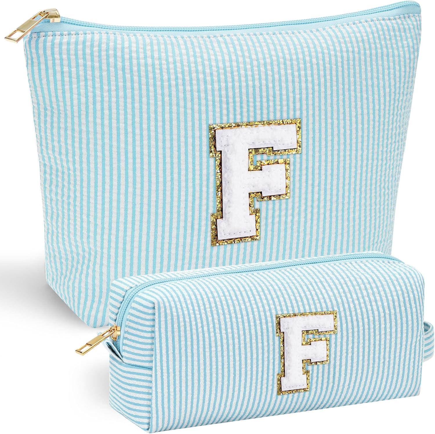 YOOLIFE Personalized Mothers & Graduation Gifts - Initial Cute Monogram Makeup Bags - Roamly