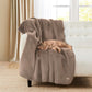 UGG Whitecap Plush Throw Blanket Fleece Lightweight Soft Throw for Couch or Bed Luxury Home Decor for Living Room Washable Hypoallergenic Blankets for Dorm Decor, 50-inch x 70-inch, Light Fawn Brown