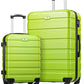 Suitour Luggage Sets 2 piece, Lightweight Luggage Set with Spinner Wheels, 19/27 inch Travel Suitcase Set