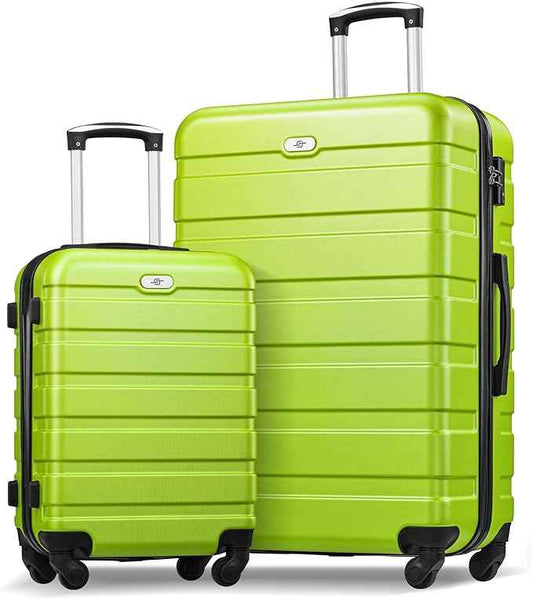 Suitour Luggage Sets 2 piece, Lightweight Luggage Set with Spinner Wheels, 19/27 inch Travel Suitcase Set