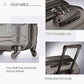 Samsonite Omni PC Hardside Expandable Luggage with Spinner Wheels, Silver, Checked-Large 28-Inch
