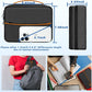 Electronics Organizer,Travel Cord Organizer Pouch, Portable Cable Organizer Bags, Waterproof Electronic Accessories Storage Case for Cables, Cords, Charger, Phone (Double Layer-Black)