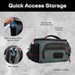 Evolution Fishing Largemouth 3.0 Sling Pack - Grey, 3600, Tackle Storage Shoulder Bag, Includes Deep Quiklatch Tackle Tray, Plier Holster, Heavy Duty Sling Pack