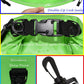 Freegrace Waterproof Dry Bags Set Of 3 Dry Bag With 2 Zip Lock Seals & Detachable Shoulder Strap, Waist Pouch & Phone Case - Can Be Submerged Into Water - For Swimming (Green, 5L)