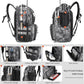Rabjen Fishing Tackle Backpack with Rod Holders, Bottle Holder, Storage Bag Store Fishing Gear