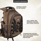 Insights Hunting by frogg toggs - The Element, Heavy Duty 1,831 Cubic Inch Hiking Fishing Camping Hunting Backpack, Solid Elements Brown - Roamly