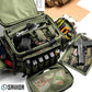 Savior Equipment Specialist Series Tactical Triple Pistol Shooting Range Hunting Duffle Bag Gun Carrying Case, Rigid Compartment Frame, Lockable Zippers
