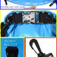Freegrace Waterproof Dry Bags Set of 3 Dry Bag with 2 Zip Lock Seals & Detachable Shoulder Strap, Waist Pouch & Phone Case - Can Be Submerged Into Water - for Swimming (Sky Blue, 5L)