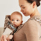 BabyBjörn Baby Carrier Mini, Cotton, Beige/Leopard | Newborn Carrier (7-25 lbs), Ergonomic, Easy-to-Use