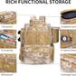 Rabjen Fishing Tackle Backpack with Rod Holders, Bottle Holder, Storage Bag Store Fishing Gear