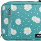 PackIt Freezable Classic Lunch Box, Daisy Sage, Built with ECOFREEZE Technology, Collapsible, Reusable, Zip Closure With Zip Front Pocket and Buckle Handle, Designed for Fresh Lunch On the Go