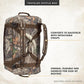 Insights Hunting by frogg toggs– The Traveler Gear Bag, All Around Hunting Weatherproof Storage Duffle, XL 3000 Cubic Inches of Storage, Mossy Oak Bottomland