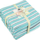 HILLFAIR Cotton Turkish Beach Towels, Quick Dry Lightweight Sand Free Peshtemal Towel for Bath Swim Yoga Pool Travel, Beach Accessories, Oversized Cotton Turkish Towel (39 x 72 inch- 4 Pack Aqua Grey)