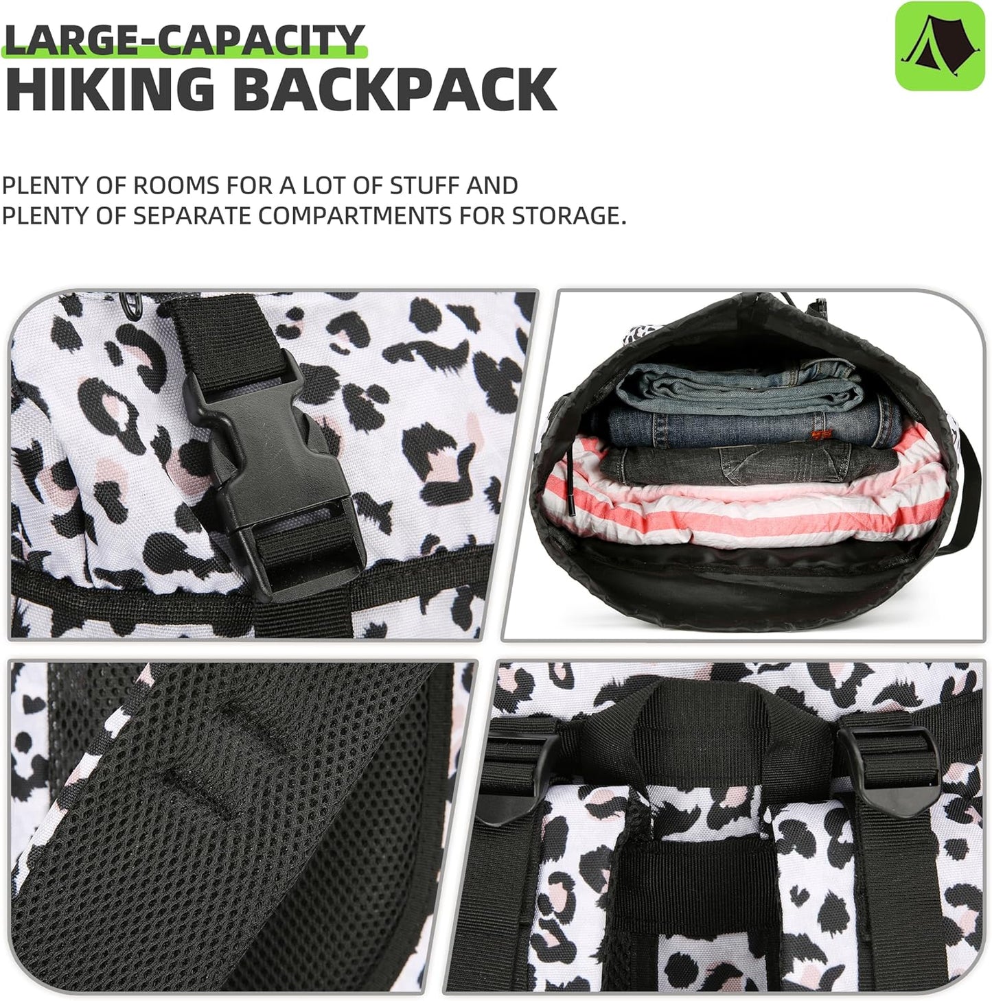 King'sGuard 70L Camping Hiking Backpack Tactical Backpack Military Molle Rucksack Backpack for Outdoor - Roamly