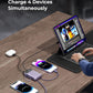 Portable-Charger-Power-Bank Travel Essentials Battery Pack USB C 30000mAh Built in Cable 22.5W Phone Fast Charging Powerbank Compatible with iPhone 16 15 14 13 12 X iPad Samsung Google (Purple)
