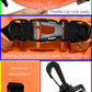 Freegrace Waterproof Dry Bags Set of 3 Dry Bag with 2 Zip Lock Seals & Detachable Shoulder Strap, Waist Pouch & Phone Case - Can Be Submerged Into Water - for Swimming (Orange, 10L)