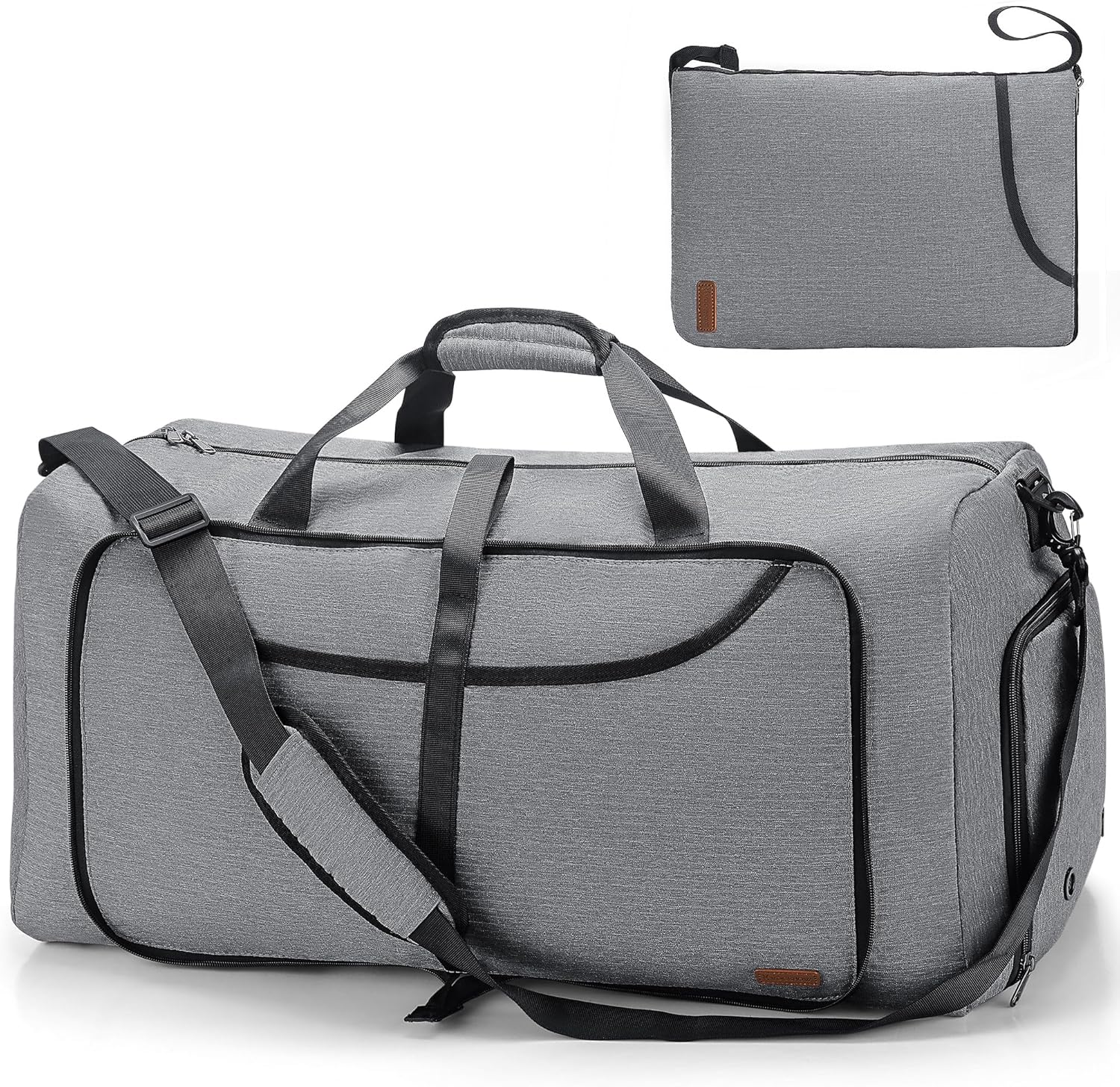 100L Duffle Bag for Travel, Large Foldable Waterproof Travel Duffel Bags Weekender Overnight Bag for Men and Women with Shoe Compartment - Roamly