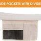 Lazy Daze Hammocks 11 FT Double Outside Hammock Quick Dry Olefin Fabric Hammock with Spreader Bar & Side Pocket for Outdoor Poolside Backyard 450 lbs Capacity, Beige