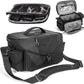 Tamrac Stratus 10 Camera Bag for Photographers, Camera Case for Photography Accessories, Shoulder Bag for DSLR and Mirrorless Cameras, Crossbody Camera Bag with Tripod Holder Strap - Black