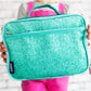 Wildkin Kids Insulated Lunch Box – Durable and Reusable for School & Travel - Blue Glitter
