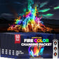 Magic Campfire Fire Color Changing Packets for Fire Pit (50 Pack) Outdoor Fireplaces & Bonfires, Rainbow Colored Flames - Perfect Camping Essential & Accessories - Must Have for Kids & Adults