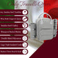 Truvelli Picnic Backpack for 2 with Blanket – 12-in-1 Insulated Picnic Basket Backpack Set with‬ Wine Holder, Cutlery & Cheese Board – Luxury Picnic Back Pack for Couples, Outdoor‬ Adventures, Gray