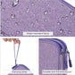 FYY Electronic Organizer, Travel Cable Organizer Bag Pouch Electronic Accessories Carry Case Portable Waterproof Double Layers Storage Bag for Cable, Cord, Charger, Phone, Large Size, Dark Purple