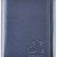 Leather Wallet for Men with RFID Blocking in Mountain Sky Blue