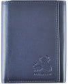 Leather Wallet for Men with RFID Blocking in Mountain Sky Blue