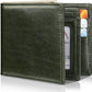 Mens Wallet Bifold Genuine Leather RFID Blocking Wallet for Men with 1 ID Windows 13 Card Holders 2 cash pockets 1 Gift Box