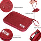 CILLA Travel Cord Organizer Case, Portable Waterproof Storage Bag for Charger, Cord, USB, Power Bank, Earphone, SD Card, Travel Essentials