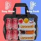 OPUX Soft Cooler Bag, Insulated Collapsible Lunch Cooler Tote for Men Work Camping Beach Travel, Portable Soft Sided Leakproof Waterproof Large Lunch Bag Box with Shoulder Strap 30 Cans, Black