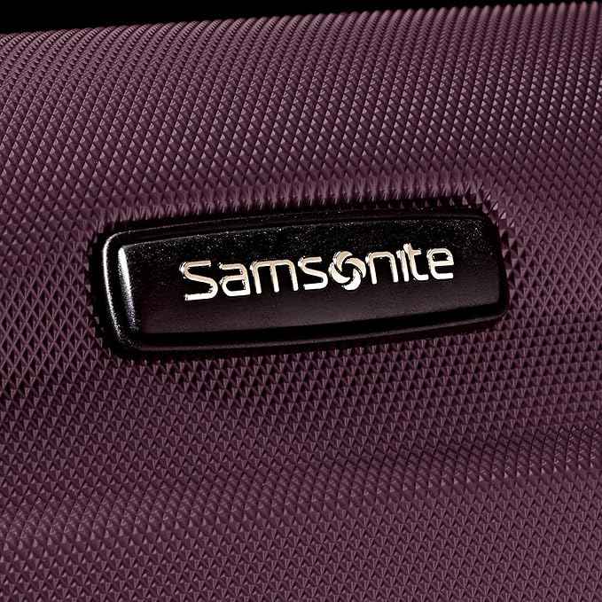 Samsonite Omni PC Hardside Expandable Luggage with Spinner Wheels, Purple, 3-Piece Set (20/24/28)