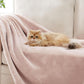 UGG Whitecap Plush Throw Blanket Fleece Lightweight Soft Throw for Couch or Bed Luxury Home Decor for Living Room Washable Hypoallergenic Blankets for Dorm Decor, 50-inch x 70-inch, Light Pink Quartz