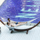 Lazy Daze Hammocks 11 FT Double Outside Hammock Quick Dry Olefin Fabric Hammock with Spreader Bar & Side Pocket for Outdoor Poolside Backyard 450 lbs Capacity, Gray