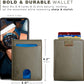SERMAN BRANDS RFID Blocking Slim Bifold Genuine Leather Thin Minimalist Front Pocket Wallets for Men Billfold Wallet Men Gift