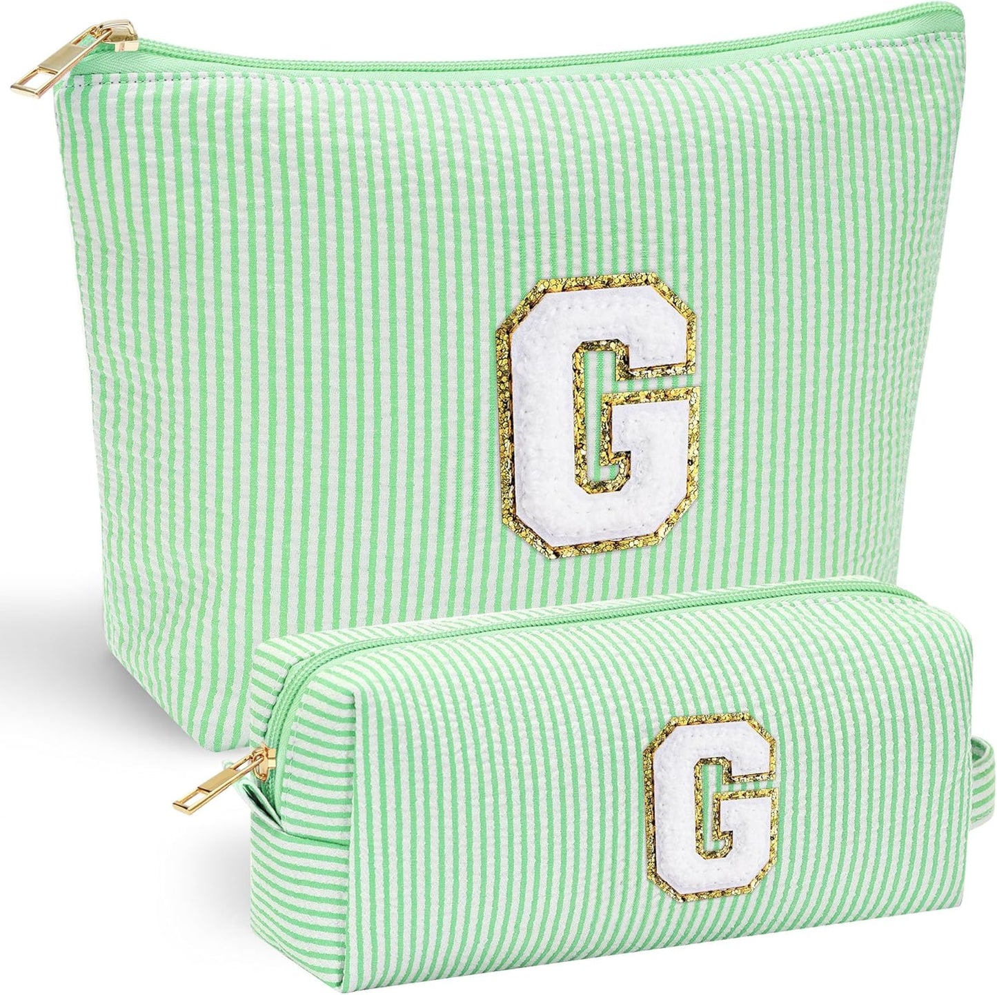 YOOLIFE Gifts for Girls & Women, Teen & Birthday Gifts, Personalized Initial Makeup Bag - Roamly
