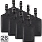 8 Pack Leather Luggage Travel Bag Tags by Travelambo