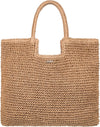 Roxy Women's Beach Tote Bag | Travel | Vacation | Straw | Lightweight | Breathable
