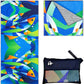 Elite Trend Quick Dry Towel Extra Large 78x35 Inch - Microfiber Beach Towel - Perfect for Beach, Travel, Swimming, Pool, Yoga, Hiking, Camping - Lightweight, Fast Drying, Compact for Adults (Fishes)