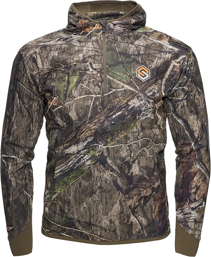 ScentLok Savanna Aero Raid Lightweight Odor Control Camo Hunting Hoodie for Men