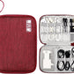 CILLA Travel Cord Organizer Case, Portable Waterproof Storage Bag for Charger, Cord, USB, Power Bank, Earphone, SD Card, Travel Essentials