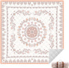 Boho Picnic Mat, 79" x 79" Extra Large Outdoor Picnic Blanket, Washable Foldable Portable Blanket for Beach/Camping/Concerts