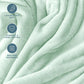 Bare Home Fleece Blanket - Twin/Twin Extra Long - Ultra-Soft Lightweight for Bed, Sofa, and Couch - Luxury Microplush - Cozy Warm Blanket (Twin/Twin XL, Spring Mint)