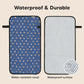 KeaBabies Portable Diaper Changing Pad, Easy Wipe Clean - Foldable Waterproof Baby Changing Mat for Diaper Bag, Compact, Lightweight, 25x13 Baby Changer Travel Essential,Machine Washable(Pets & Paws)