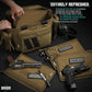 Savior Equipment Specialist Series Tactical Triple Pistol Shooting Range Hunting Duffle Bag Gun Carrying Case, Rigid Compartment Frame, Lockable Zippers