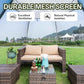 Alvantor Pop Up Screen House Gazebo with Mosquito Netting, Instant UV Resistant Sun Shelter for Patio & Backyard, Portable Canopy Tent for 2-10 Person