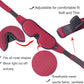 Sleep Mask for Men and Women 3D Contoured Eye Mask Patented Adjustable Light Blocking Night Mask for Sleeping (Red)