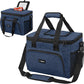OPUX Soft Cooler Bag, Insulated Collapsible Lunch Cooler Tote for Men Work Camping Beach Travel, Portable Soft Sided Leakproof Waterproof Large Lunch Bag Box with Shoulder Strap 40 Cans, Heather Navy