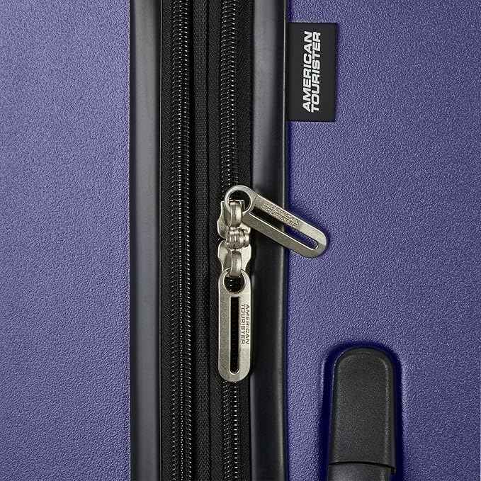 American Tourister Westridge Hardshell Luggage Set - 3 Piece Set - 20" Carry-On, 24” & 28” Checked Luggage Set with 360° Spinner Wheels - Expandable Suitcases for Extended Travel - Dusk Purple